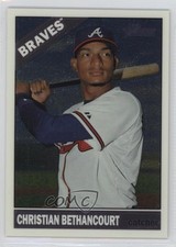 2015 Topps Heritage High Number Chrome 922/999 Christian Bethancourt #654 8j3