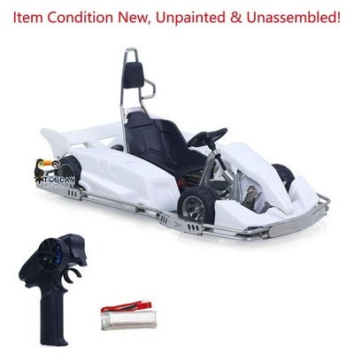 1/10 Kunststoff Rc Go-Kart Kit Elektro Rennwagen Nachrüstung Für Erwachsene