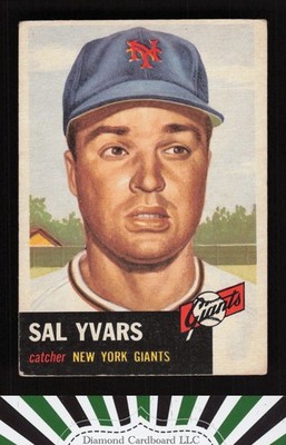 1953 Topps #11 Sal Yvars VG e