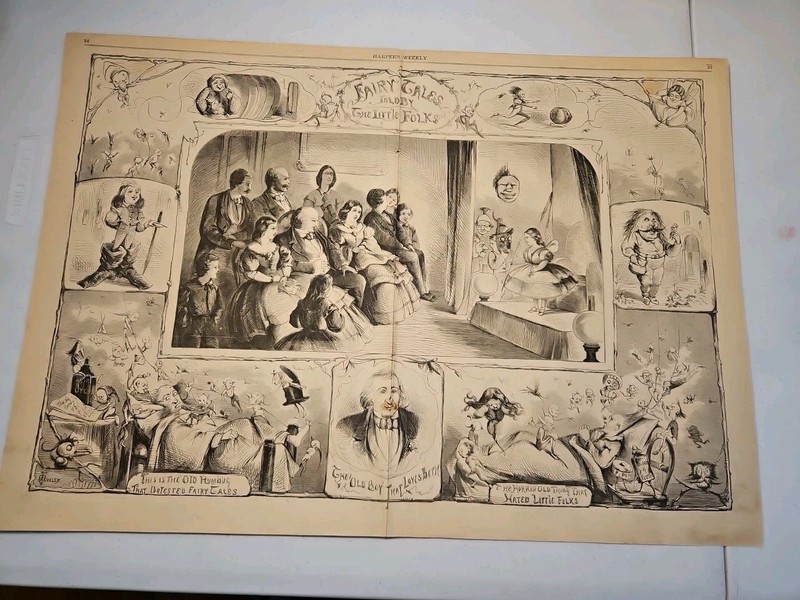 (#172)FAIRY TALES TOLD BY THE LITTLE FOLKS(1862) HARPER'S
