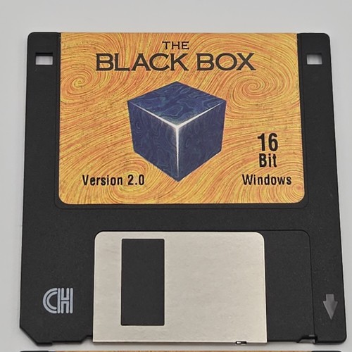 Vintage The Black Box Floppy Disks 3.5 Very Rare Alien Skin Software Untested - Afbeelding 3 van 6