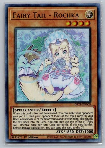 Fairy Tail - Rochka GFTP-EN009 Ultra Rare Ghosts From the Past Yu-Gi-Oh NM