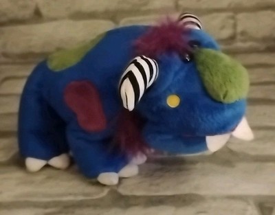 Ganz Webkinz Midnight Monster Plush HM412 Blue Purple Stuffed