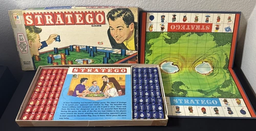 Vintage 1970 Stratego Board Game Milton Bradley - COMPLETE