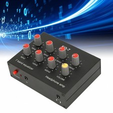 7-Band Stereo Equalizer with Line-level In Out,  12 dB, Dual Channel