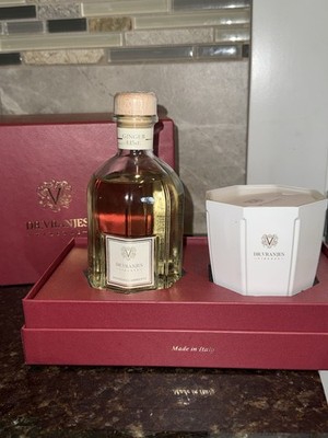 Dr Vranjes Reed Diffuser Oil & Glass Jar Candle Boxed Set GINGER LIME - NEW IOB