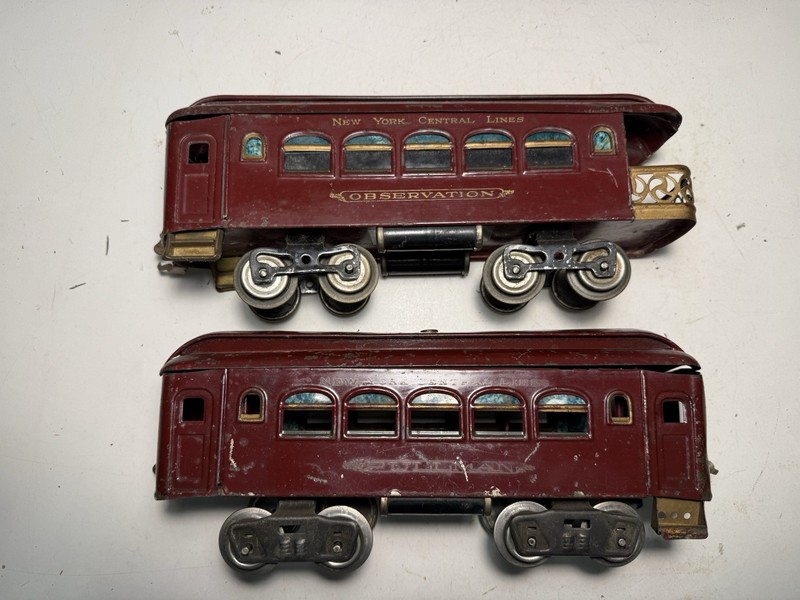 lionel prewar standard gauge passenger cars