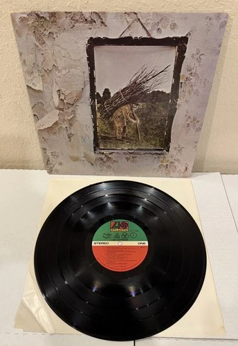 Led Zeppelin IV Zoso Vinyl LP Album Stairway to Heaven. Page Plant Bonham Jones