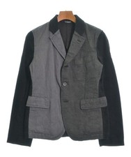 BLACK COMME des GARCONS Tailored Jackets GrayxBlack S 2200542682025