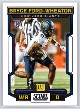 2023 Score #365 Bryce Ford-Wheaton RC - New York Giants