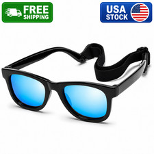 Baby Polarized Sunglasses UV400 Silicone Flexible Shades 0-24 Months Infant