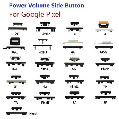 Side Key Power Volume Button For Google Pixel 2XL/2/3XL/3A/3AXL/3/4A Replacement