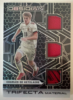 2021-22 Panini Obsidian Trifecta Material /149 Charles De Ketelaere #TM-CDK
