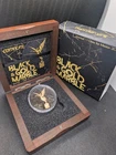 2024 1 oz .999 Silver Libertad Mexico Colorized Black And Gold Marble Edition