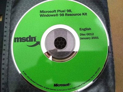 Microsoft Plus! 98 & Windows 98 Resource Kit CD