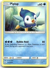 Piplup 54/236 SM - Cosmic Eclipse Common Normal Pokemon TCG MP