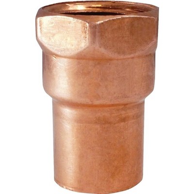 Elkhart Products 103 Series 30180 Pipe Adapter, 1-1/2 in, Sweat x FNPT, Copper