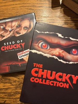 The Chucky Collection (DVD, 2003 3-Disc Set) Plus Child s Play DVD + Seed Chucky