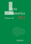 Acta Numerica 2011: Volume 20 Iserles Hardback Cambridge University Press