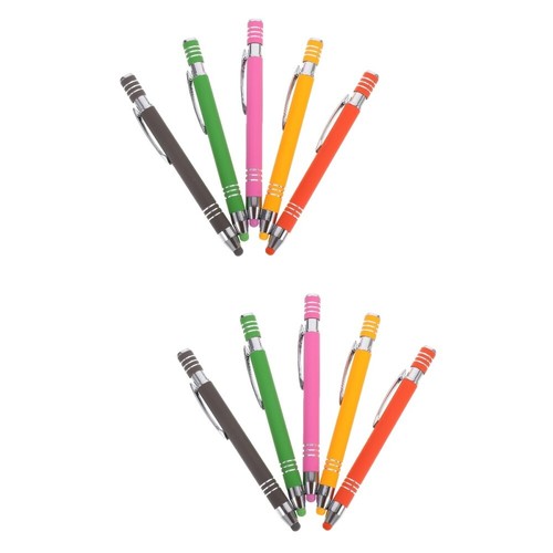 2 PCS Kugelschreiber Aus Metall Touchscreen-Stift Bildschirmstifte