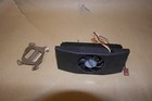 Slot 1 CPU processor heatsink and fan 3 pin working black plate back