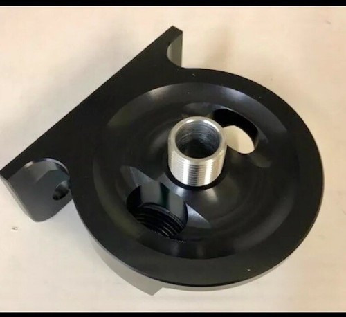 Montaje remoto de filtro de aceite para sumidero seco negro anodizado - UCM Racing - Imagen 3 de 4