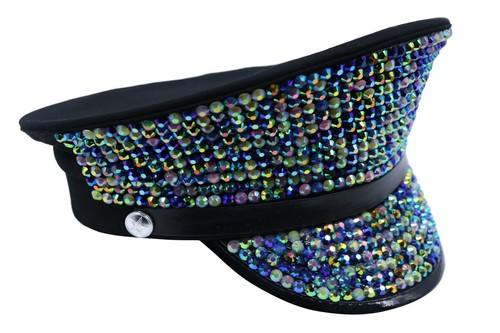 Military Police Hat Punk Rave Goth 