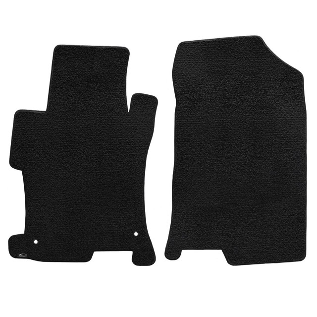 FOR Honda ACCORD SEDAN 20082012 Front Floor Mats BLACK PLAIN 600094 eBay