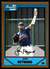 2007 1ST BOWMAN CARD RC BRONZE JAYSON HEYWARD DODGERS R91