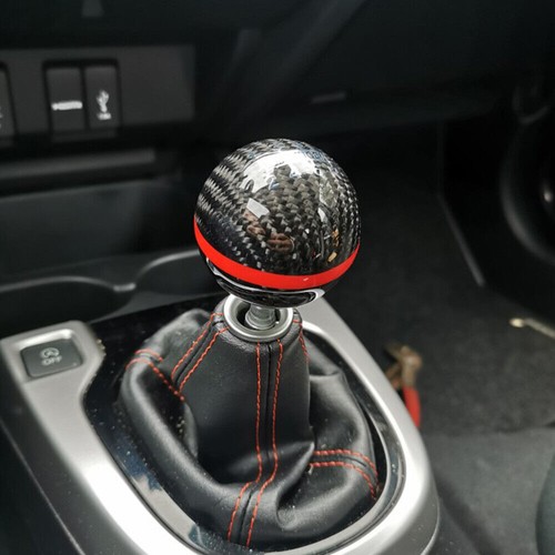 JDM Mugen Carbon Fiber Shift Knob 5 Speed For HONDA CRZ Type R Civic FA5 FG2 SI - Picture 4 of 7