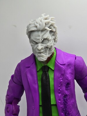 3d Print TWO FACE HEAD#1 1:10 7