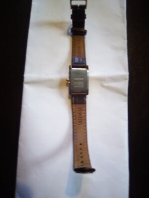 Women's Seiko Solar V115-0BD0 Tank 18mm Gold Tone Quartz Watch | eBay