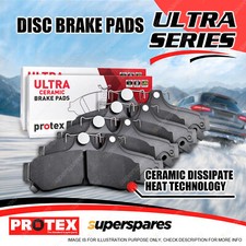 8x Protex F+R Ultra Ceramic Disc Brake Pads Set for Fiat 500X 1.4L 103kW FWD