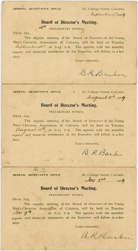 PAPELERÍA INDIA 1909 KE7 3 TARJETAS STO YMCA REDIRIGIDO + MATAS POSTALES etc. - Imagen 3 de 3