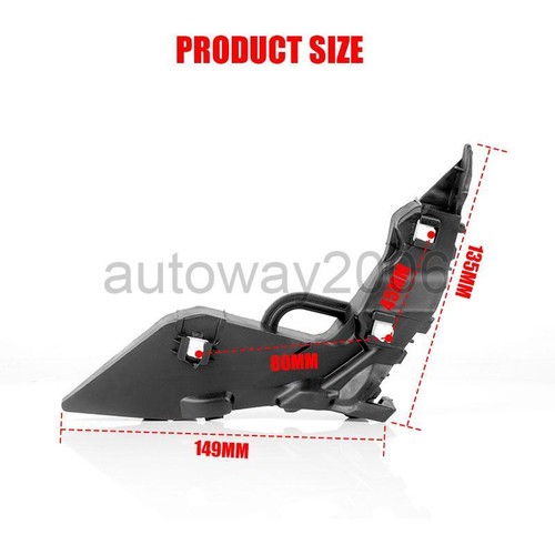 2x Front Bumper Retainers Brackets for 2017-18 Hyundai Elantra Sedan Right Left - Picture 8 of 12
