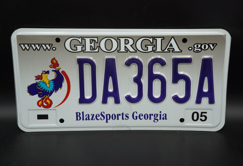2005 Georgia Blazesports Nummernschild - schöne Qualität