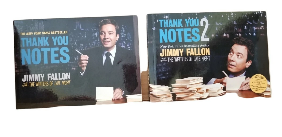 Jimmy Fallon Tonight Show Thank You Notes