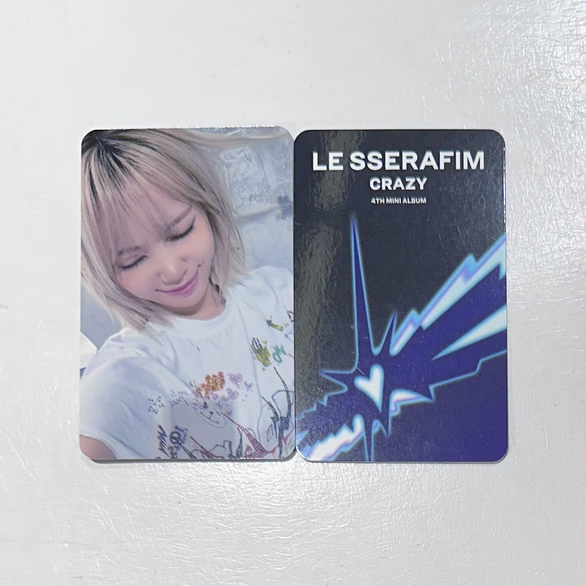 LE SSERAFIM] CRAZY / Olive Young Lucky Draw Benefit Photocard PC
