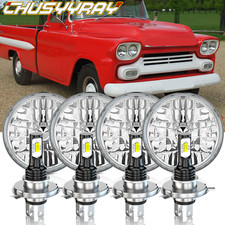 For Chevrolet Truck 1958-1964 - 4pcs 5-34 5.75 Led Headlights Hi Lo Beam Dot