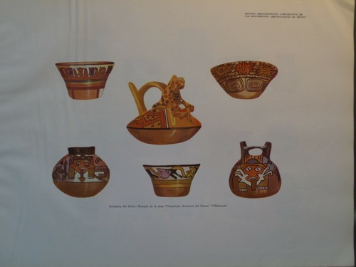 Cerámica la Perú Peruano Inca Nazca Cerámica Precolombina Policromada 1928 #2 - Imagen 2 de 2