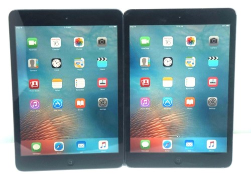 Lot 2 Apple iPad mini 1st Gen A1432 16GB Wi-Fi 7.9" Black MD528LL/A - Afbeelding 1 van 4