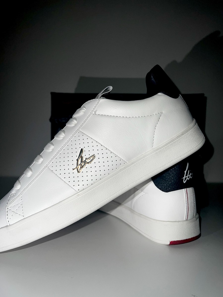 New Men's Loyalti White Trainers With UK