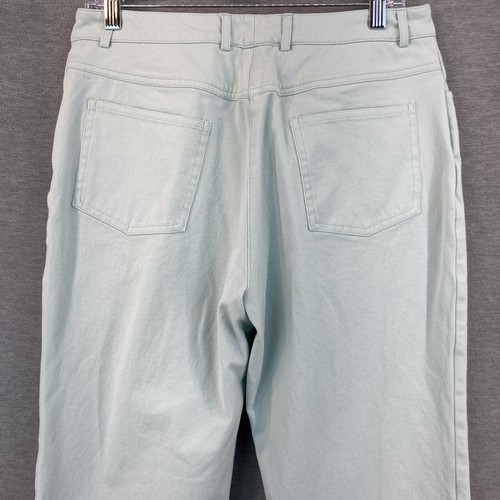 ST JOHN SPORT Trousers Womens 12 Mint Green Stretch - Picture 9 of 17