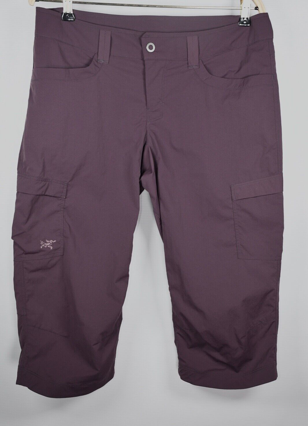 ARC'TERYX ARC’TERYX Pantaloni Bermuda Donna Nylon Viola Pantaloncini Escursionismo Tg 10