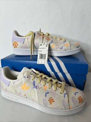 NEW WOMENS ADIDAS STAN SMITH Cloud White Purple Tint SNEAKERS GY1072 SZ 10.5