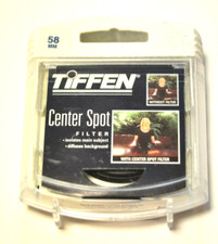 Tiffen 58mm Center spot filter. New