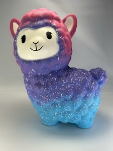 Slow Rise Squishy - JUMBO - Alpaca Squish Foam With Speckled Body Stress Toy