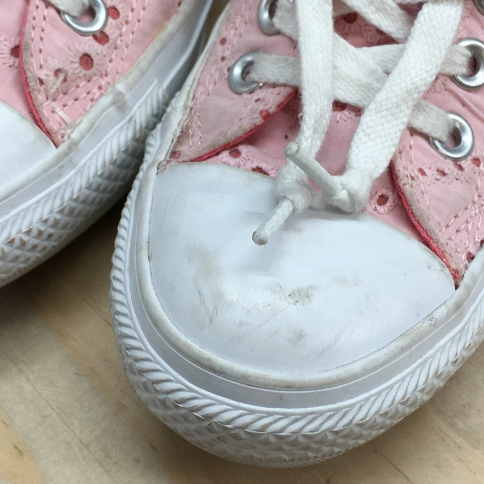 Zapatos Converse para mujer 6 All Star Shoreline rosa blanco con cordones informales 543201F Foto 4 de 4