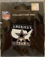 DALLAS COWBOYS AMERICA'S TEAM LAPEL COLLECTOR PIN NEW