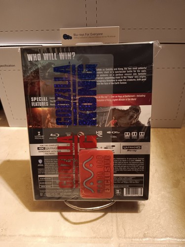 Godzilla Vs Kong 4K Double Lenticular SteelBook Blu-ray 2021 MANTA LAB Exclusive - Picture 11 of 17